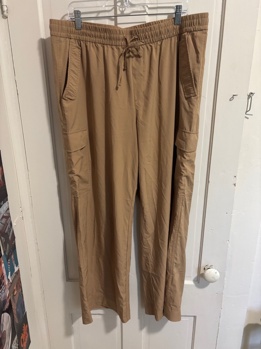Old Navy Women's Cargo Drawstring Trousers - Tan
